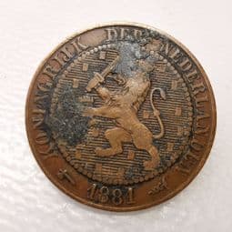 Netherlands, 2-1/2 Cents 1881, F, CS457