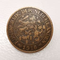Netherlands, 2-1/2 Cents 1916, GF, CS470