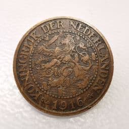 Netherlands, 2-1/2 Cents 1916, VF, CS455