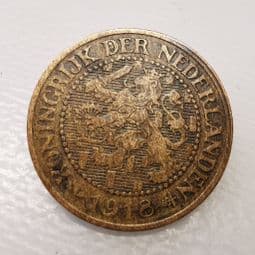 Netherlands, 2-1/2 Cents 1918, F, CS458