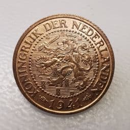 Netherlands, 2-1/2 Cents 1941, EF, CS454