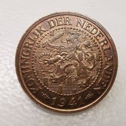 Netherlands, 2-1/2 Cents 1941, EF, CS464