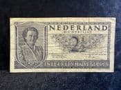 Netherlands, 2-1/2 Gulden 1949, VG, BKN2520