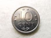 Netherlands Antilles, 10 Cents 1971, VF, CS9132