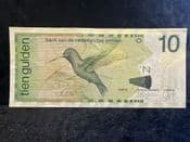 Netherlands Antilles, 10 Gulden 1998, VF, BKN2522