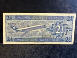 Netherlands Antilles, 2-1/2 Gulden 1970, EF, BKN2521