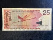 Netherlands Antilles, 25 Gulden 1998, VF, BKN2523