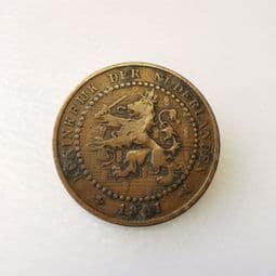 Netherlands, One Cent 1901, F, CS400
