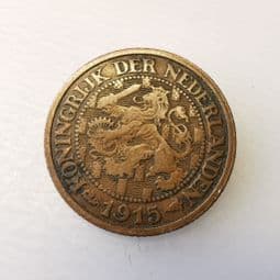 Netherlands, One Cent 1915, F, CS320