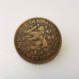 Netherlands, One Cent 1916, VF, CS422