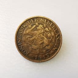 Netherlands, One Cent 1917, VF, CS399