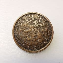 Netherlands, One Cent 1929, VF, CS408