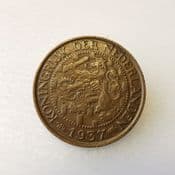 Netherlands, One Cent 1937, VF, CS371