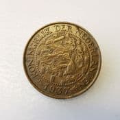 Netherlands, One Cent 1937, VF, CS383