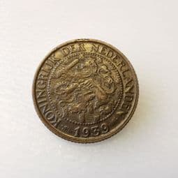 Netherlands, One Cent 1939, VF, CS345