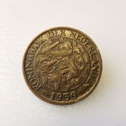 Netherlands, One Cent 1939, VF, CS372