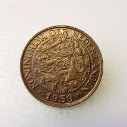 Netherlands, One Cent 1939, VF, CS428