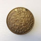 Netherlands, One Cent 1940, VF, CS382