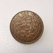 Netherlands, One Cent 1940, VF, CS414