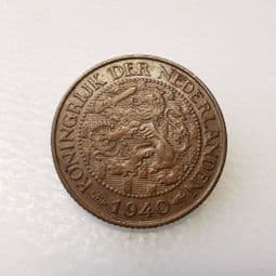 Netherlands, One Cent 1940, VF, CS414