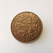 Netherlands, One Cent 1941, EF, CS341
