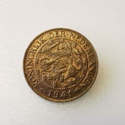 Netherlands, One Cent 1941, EF, CS360
