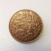 Netherlands, One Cent 1941, EF, CS420