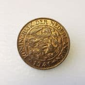 Netherlands, One Cent 1941, VF, CS387