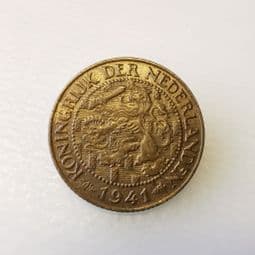 Netherlands, One Cent 1941, VF, CS389