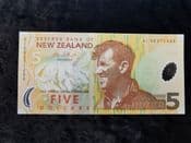 New Zealand, 5 Dollars 2006, UNC, BKN1452
