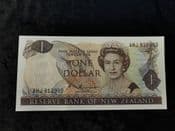 New Zealand, One Dollar (1985-89), UNC, BKN1455