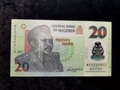 Nigeria, 20 Niara 2007, UNC, BKN1398