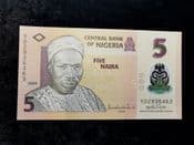 Nigeria, 5 Niara 2009, UNC, BKN1396