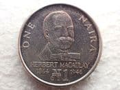 Nigeria, One Naira 1991, VF, CS13281