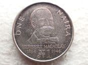 Nigeria, One Naira 1991, VF, CS13296