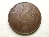 Norway, 5 Ore 1930, AVF, CS8809