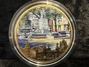 Numisproof, 2013 Gold Plated Medal (Leicester Square), With COA, OS856