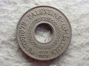 Palestine, 5 Mils 1939, VF Edge Knocks, CS13940