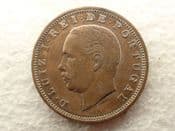 Portugal, 20 Reis 1884, Cleaned VF, CS14054