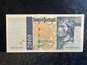 Portugal, 2000 Escudos 2000, EF, BKN2529
