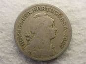 Portugal, One Escudo 1927, Poor, CS12860