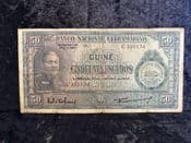 Portuguese Guinea, 50 Escudos 1964 (Scarce), VG, BKN2132