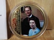 QEII Diamond Jubilee, Andrew Festing Portrait, 2012 Gold Plated Medal, With COA, OS391