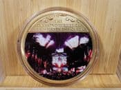 QEII Diamond Jubilee, Buckingham Palace Concert, 2012 Large Gold Plated Medal, With COA, OS397