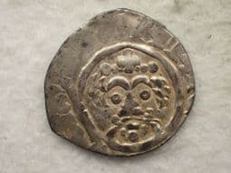 Richard I, Shortcross Penny (1189-99 AD), Class 4a, Turkil, York Mint, Clipped GF, CS14185
