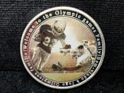 Rio Olympic Games, 2016 Silver Plated Medal, No COA, OS1198