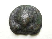 Roman Republic, Aes Grave Sextans (289-245 BC), Scallop Shell/Caduceus, Rare, Fair, CS9324