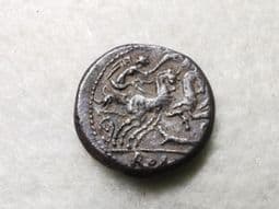 Roman Republic, M.Cipius Denarius (115-114 BC), Roma/Victory in Biga, VF, CS8645
