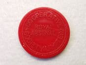Royal Arsenal Co-operative Society, Plastic £1 Token, VF, CS4503