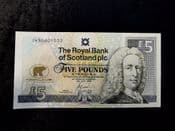Royal Bank of Scotland, 5 Pounds 2005 (Jack Nicklaus), AUNC, BKN1621